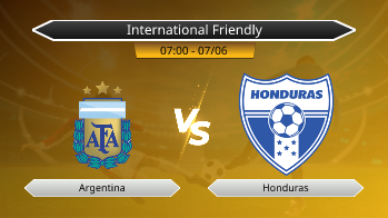 International Friendly - Argentina vs Honduras