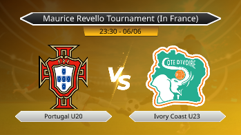 Maurice Revello Tournament (In France) - Portugal U20 vs Ivory Coast U23