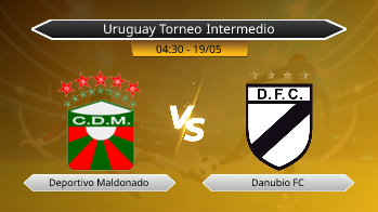 Uruguay Torneo Intermedio Deportivo Maldonado VS Danubio FC