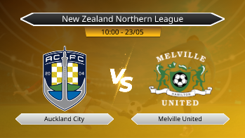 New Zealand Northern League Auckland City VS Melville United