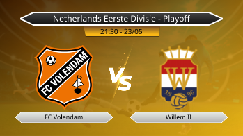 Netherlands Eerste Divisie - Playoff FC Volendam VS Willem II