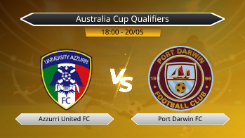 Australia Cup Qualifiers Azzurri United FC VS Port Darwin FC