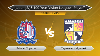 Japan J2/J3 100 Year Vision League - Playoff Kataller Toyama VS Tegevajaro Miyazaki