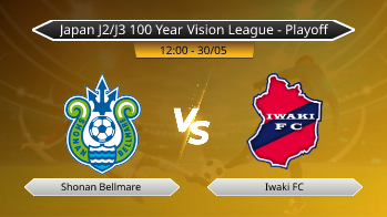 Japan J2/J3 100 Year Vision League - Playoff Shonan Bellmare VS Iwaki FC