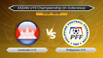 ASEAN U19 Championship (In Indonesia) - Cambodia U19 vs Philippines U19