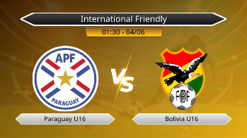 International Friendly Paraguay U16 VS Bolivia U16