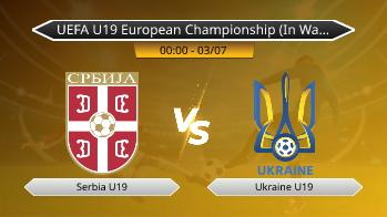 UEFA U19 European Championship (In Wales) - Serbia U19 vs Ukraine U19