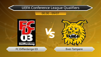 UEFA Conference League Qualifiers - FC Differdange 03 vs Ilves Tampere