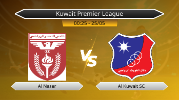 Kuwait Premier League Al Naser VS Al Kuwait SC