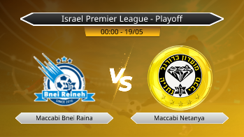 Israel Premier League - Playoff Maccabi Bnei Raina VS Maccabi Netanya
