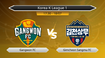 Korea K League 1 - Gangwon FC vs Gimcheon Sangmu FC