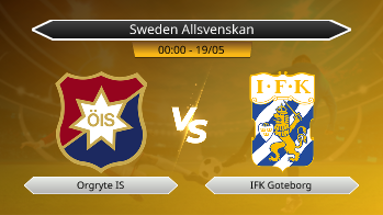 Sweden Allsvenskan Orgryte IS VS IFK Goteborg