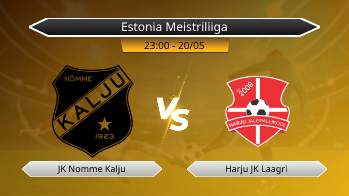 Estonia Meistriliiga JK Nomme Kalju VS Harju JK Laagri