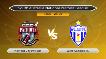 South Australia National Premier League Playford City Patriots VS West Adelaide SC