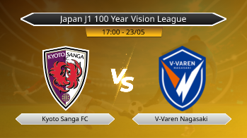 Japan J1 100 Year Vision League Kyoto Sanga FC VS V-Varen Nagasaki