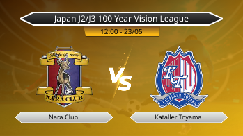 Japan J2/J3 100 Year Vision League Nara Club VS Kataller Toyama