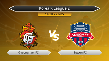 Korea K League 2 Gyeongnam FC VS Suwon FC