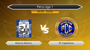 Peru Liga 1 Alianza Atletico VS FC Cajamarca