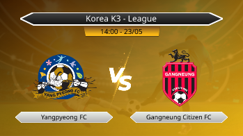 Korea K3 - League Yangpyeong FC VS Gangneung Citizen FC