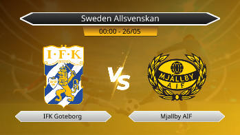 Sweden Allsvenskan - IFK Goteborg vs Mjallby AIF