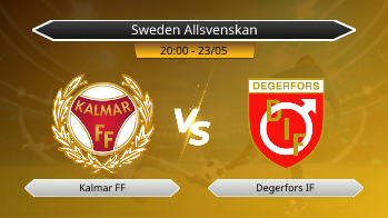 Sweden Allsvenskan Kalmar FF VS Degerfors IF