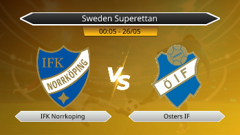 Sweden Superettan IFK Norrkoping VS Osters IF