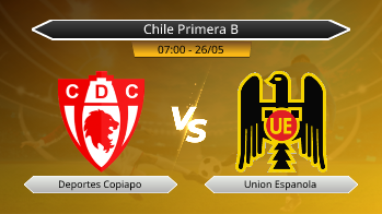 Chile Primera B Deportes Copiapo VS Union Espanola
