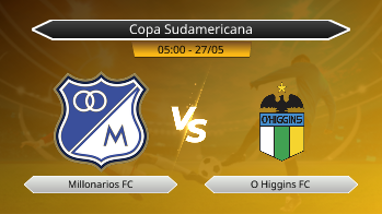 Copa Sudamericana Millonarios FC VS O Higgins FC