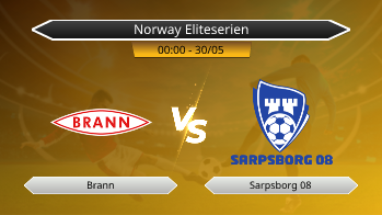 Norway Eliteserien Brann VS Sarpsborg 08