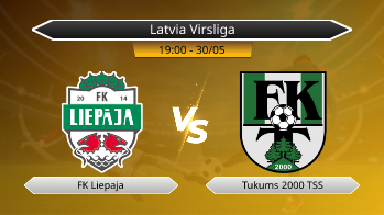 Latvia Virsliga FK Liepaja VS Tukums 2000 TSS