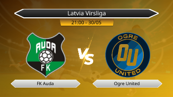 Latvia Virsliga FK Auda VS Ogre United