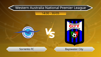 Western Australia National Premier League Sorrento FC VS Bayswater City