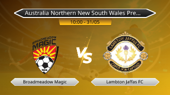 Australia Northern New South Wales Premier League Broadmeadow Magic VS Lambton Jaffas FC