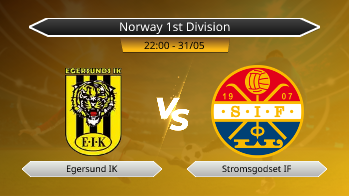 Norway 1st Division Egersund IK VS Stromsgodset IF
