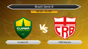 Brazil Serie B Cuiaba EC VS CRB Maceio
