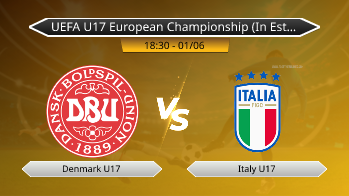 UEFA U17 European Championship (In Estonia) - Denmark U17 vs Italy U17