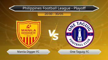 Philippines Football League - Playoff Manila Digger FC VS One Taguig FC